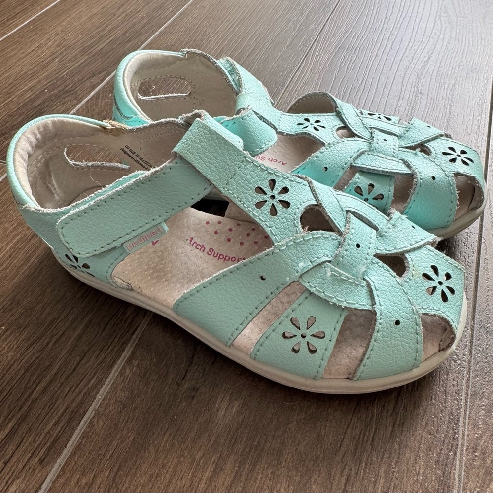 Pediped Nikki - Flex® leather sandals shoes kids size 10 - 10.5